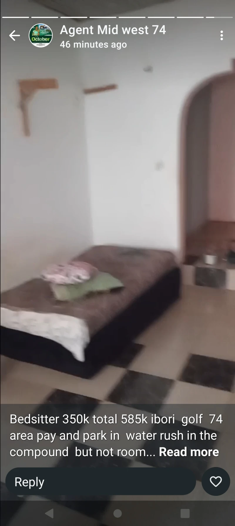 SelfContain for Rent in Back of Ibori golf, Delta cover picture