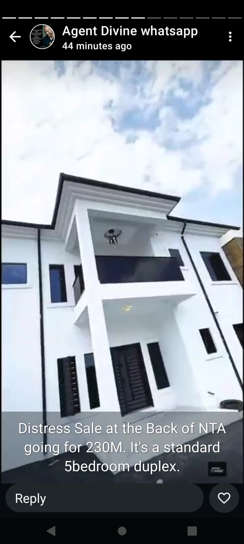 Duplex for Sale in 5 bedroom duplex, back of NTA, Delta cover picture