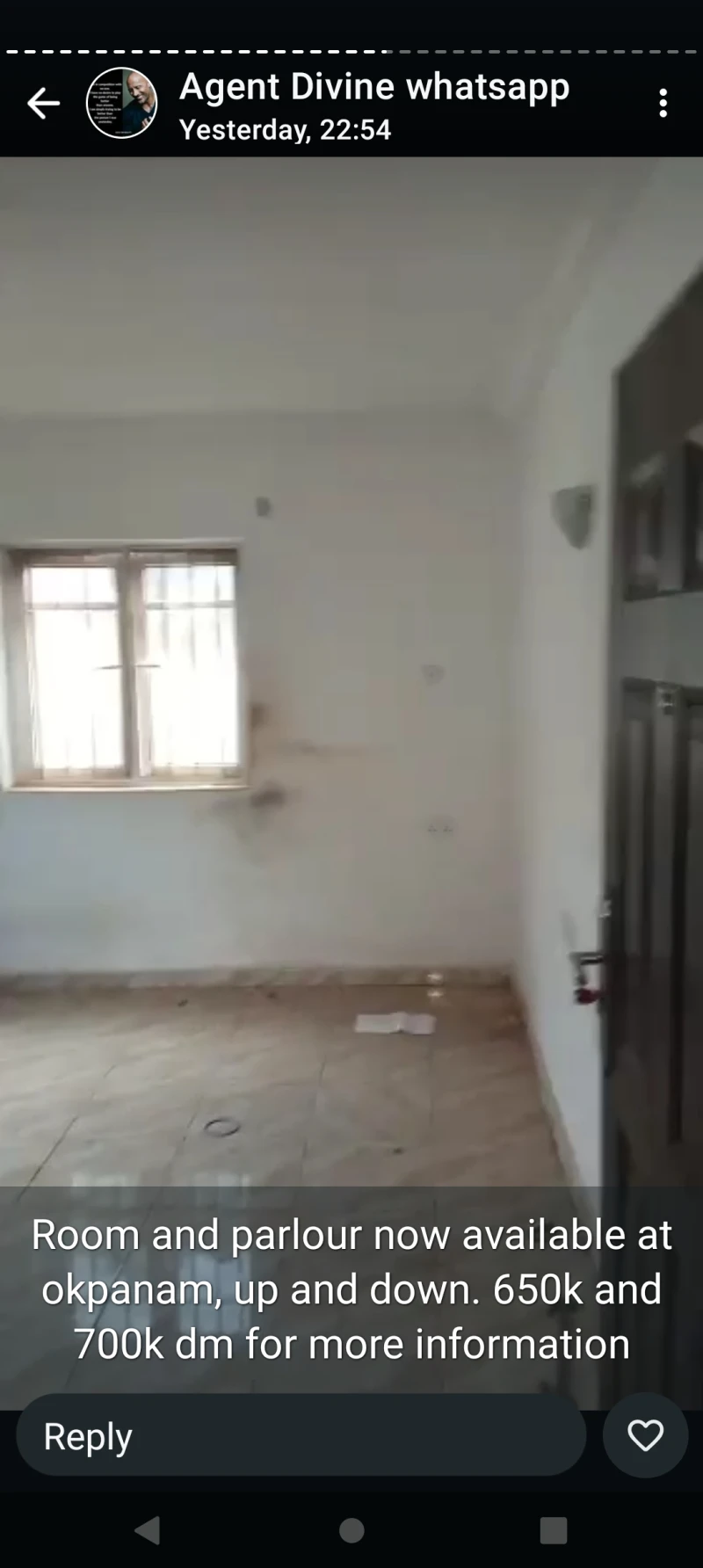 1 Bedroom Flat for Rent in Okpanam road, Delta cover picture