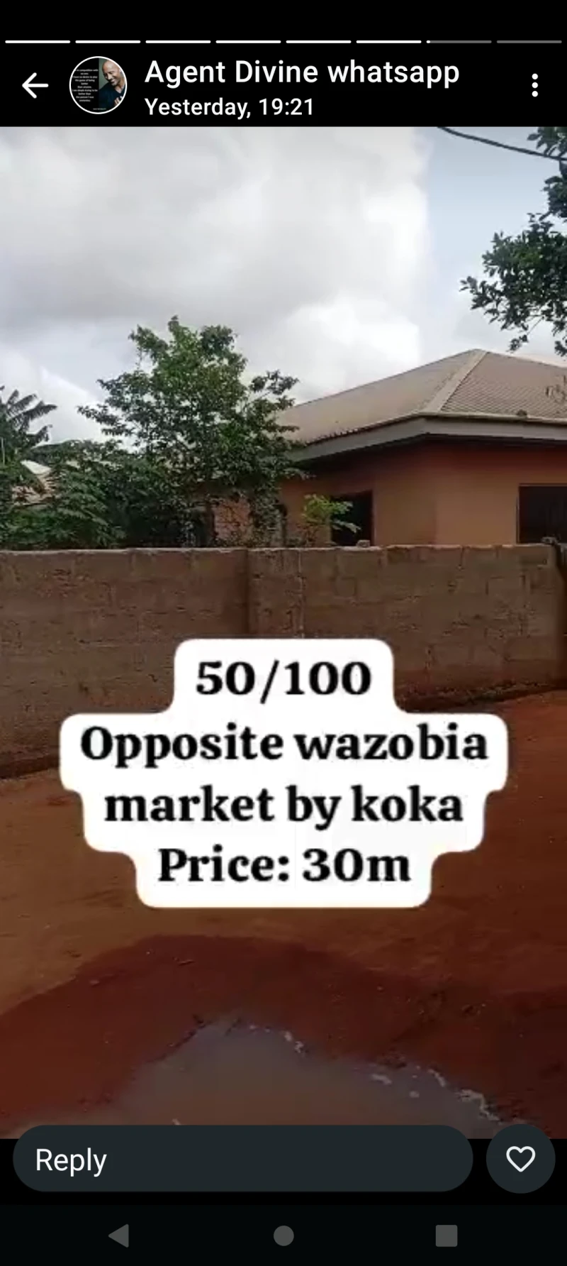 Land for Sale in Koka, Delta cover picture