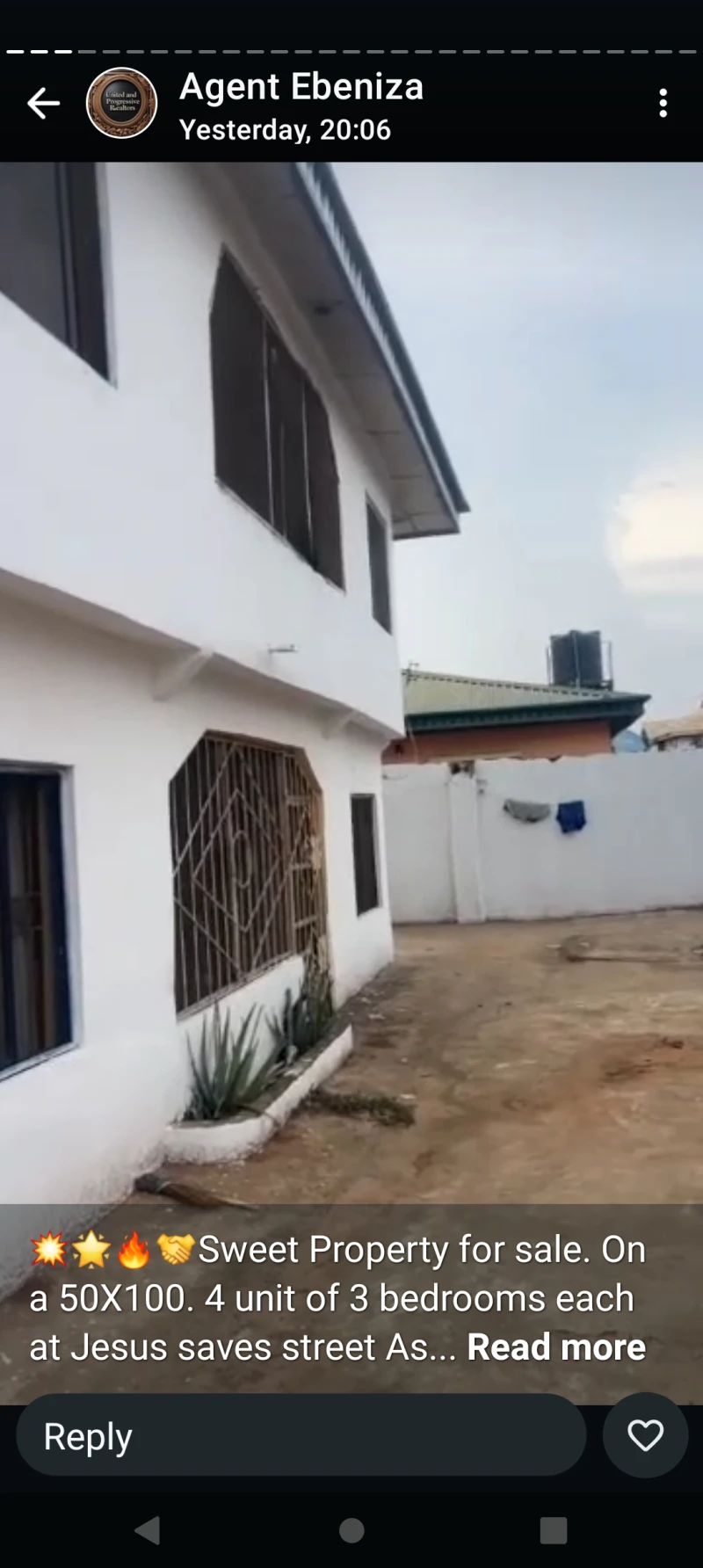 3 Bedroom Flat for Sale in 4 units of 3 bedroom flats at Jesus saves, Delta cover picture