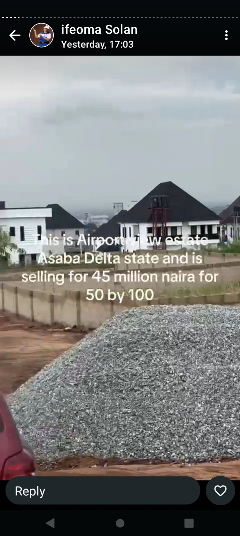 Land for Sale in Air port view, Delta cover picture