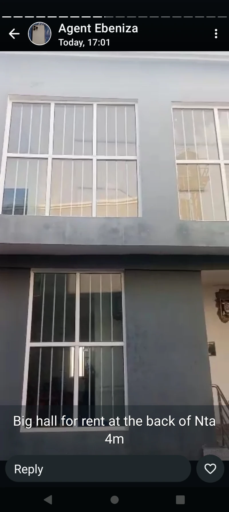 Hall for Rent in NTA, Delta cover picture