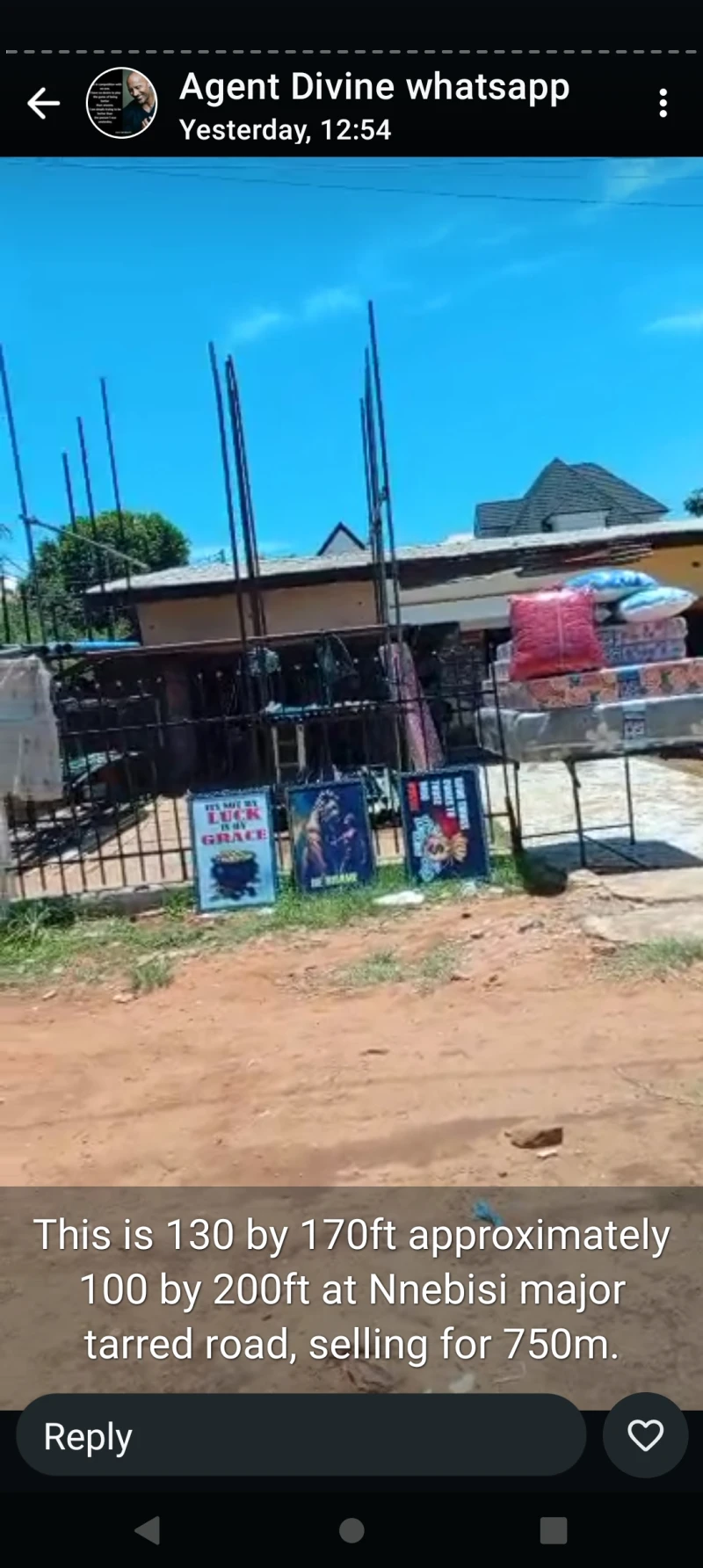 Land for Sale in 130ft by 170ft . Nnebisi major road, Delta cover picture