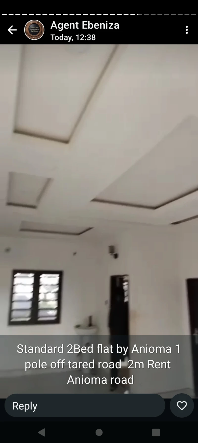 2 Bedroom Flat for Rent in Anioma street Okpanam road, Delta cover picture