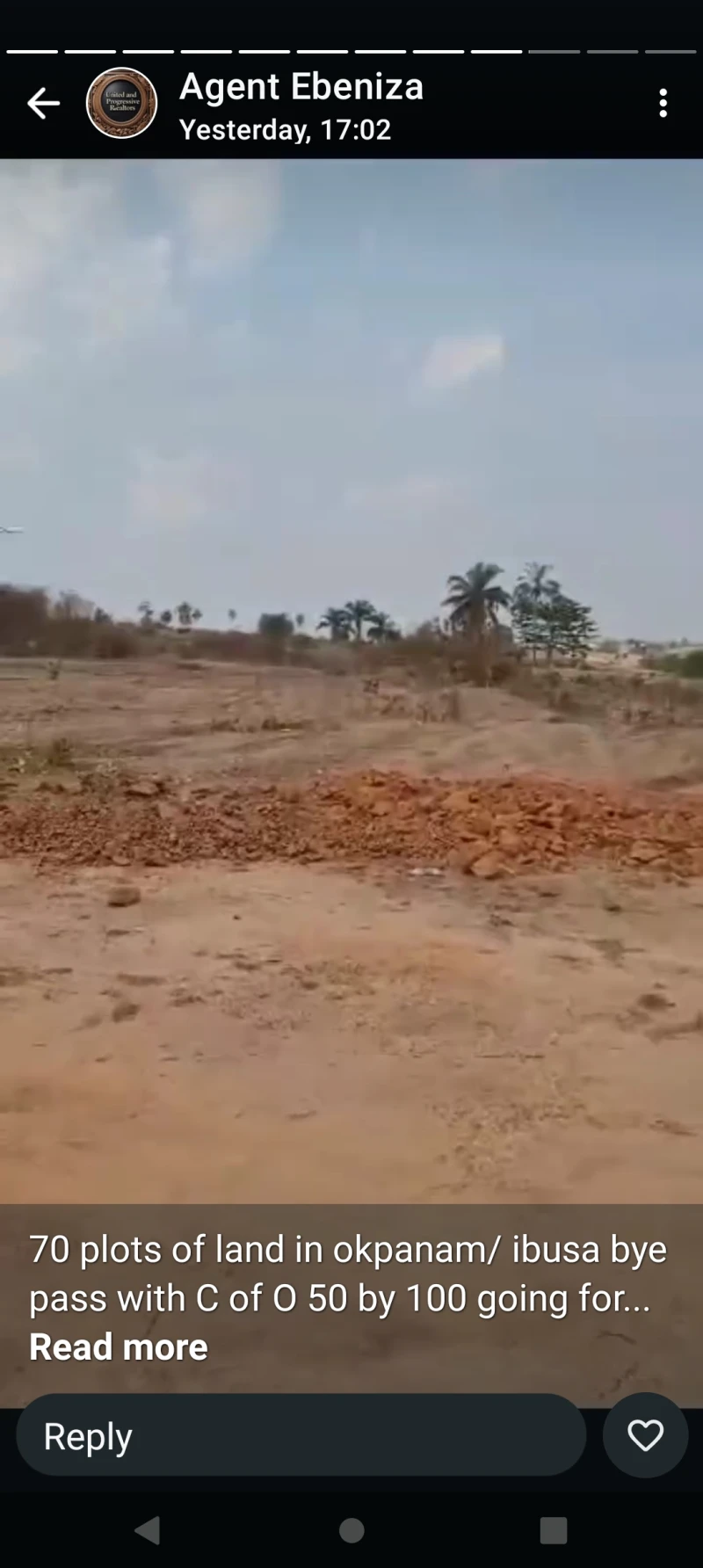 Land for Sale in Okpanam and Ibusa by pass, Delta cover picture