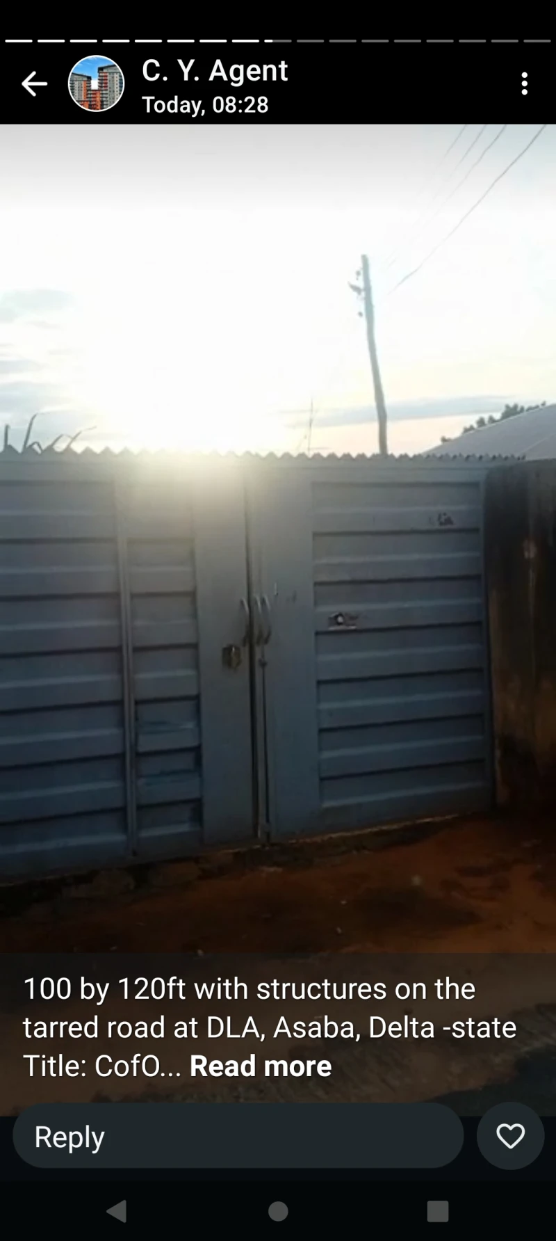 Land for Sale in 100 by 120 at DLA, Delta cover picture