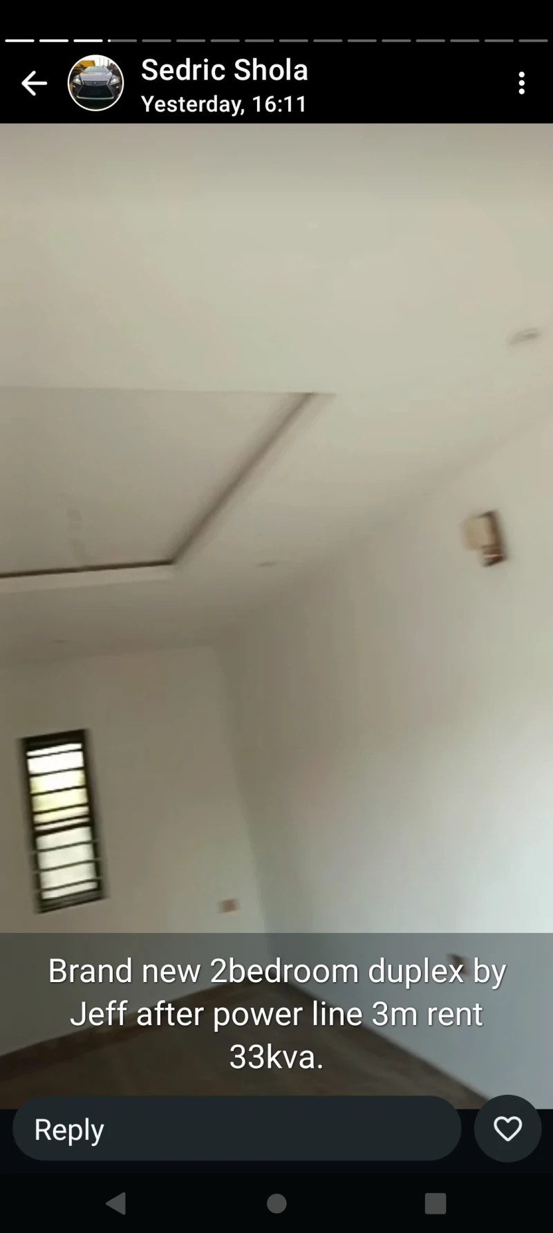 Duplex for Rent in 2 bed room duplex at Jeff Ibusa room, Delta cover picture