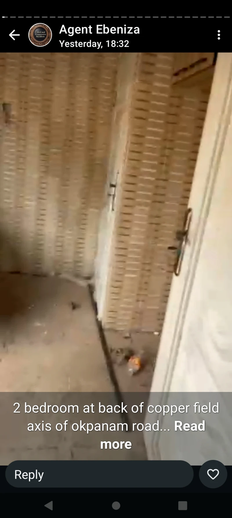 2 Bedroom Flat for Rent in Copper Field axis in Okpanam, Delta cover picture