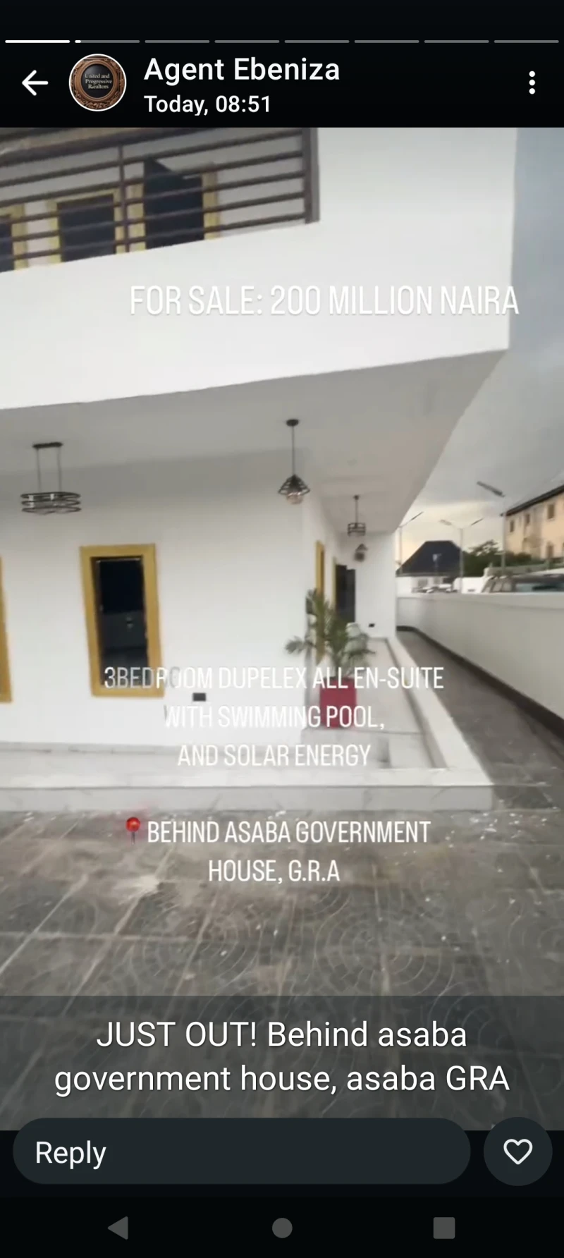Duplex for Sale in Behind Asaba Government house, Delta cover picture