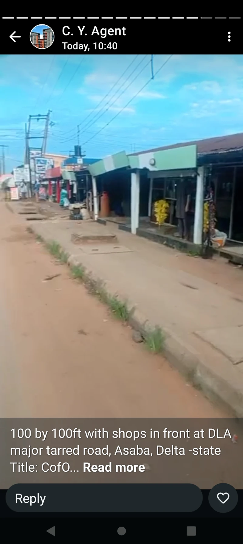 Land for Sale in 100 by 100 at DLA, Delta cover picture