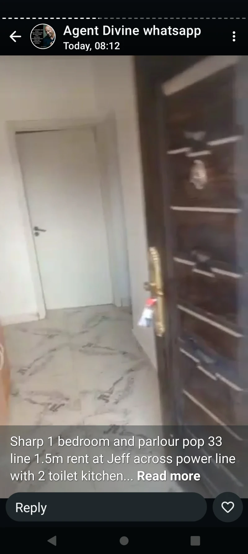 1 Bedroom Flat for Rent in Jeff across Koka, Delta cover picture