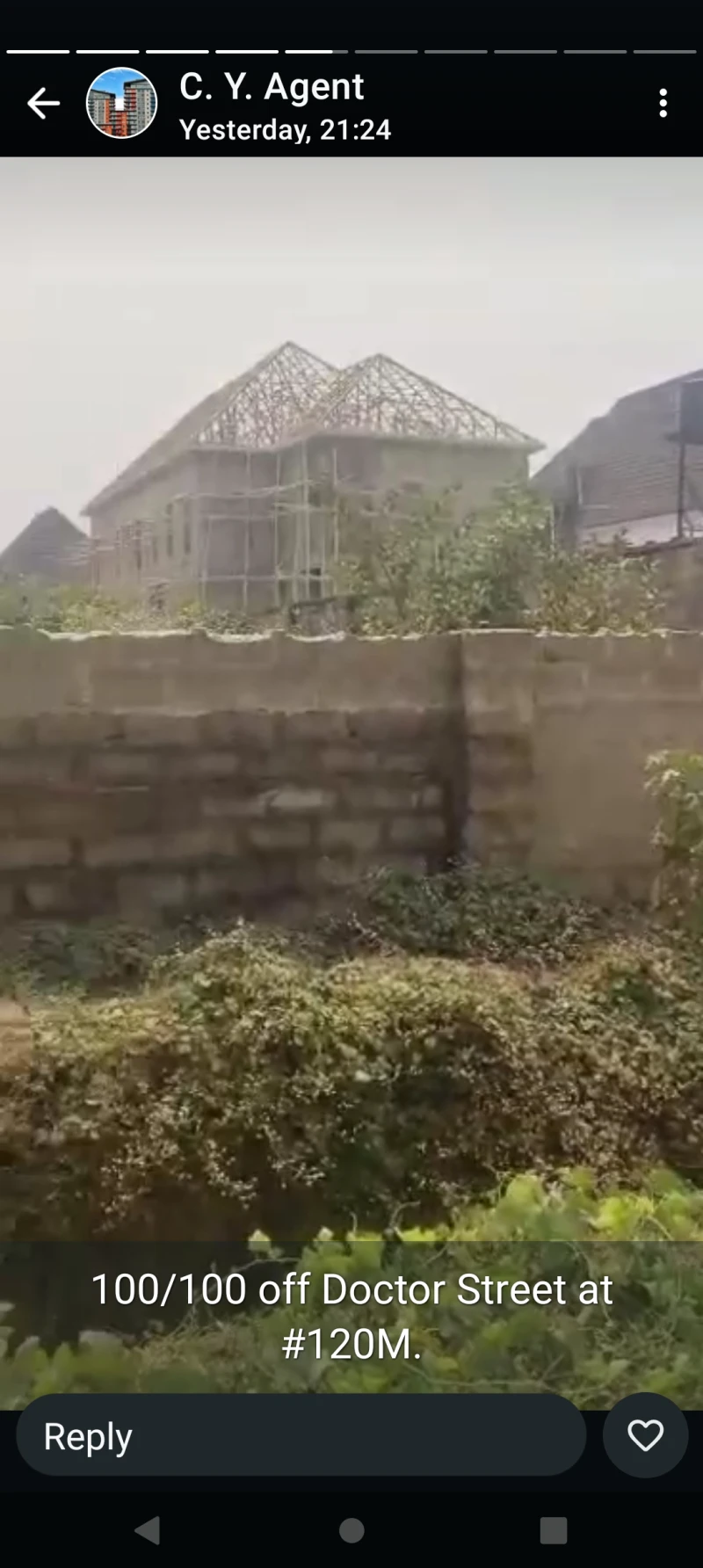 Land for Sale in Doctors street, Delta cover picture