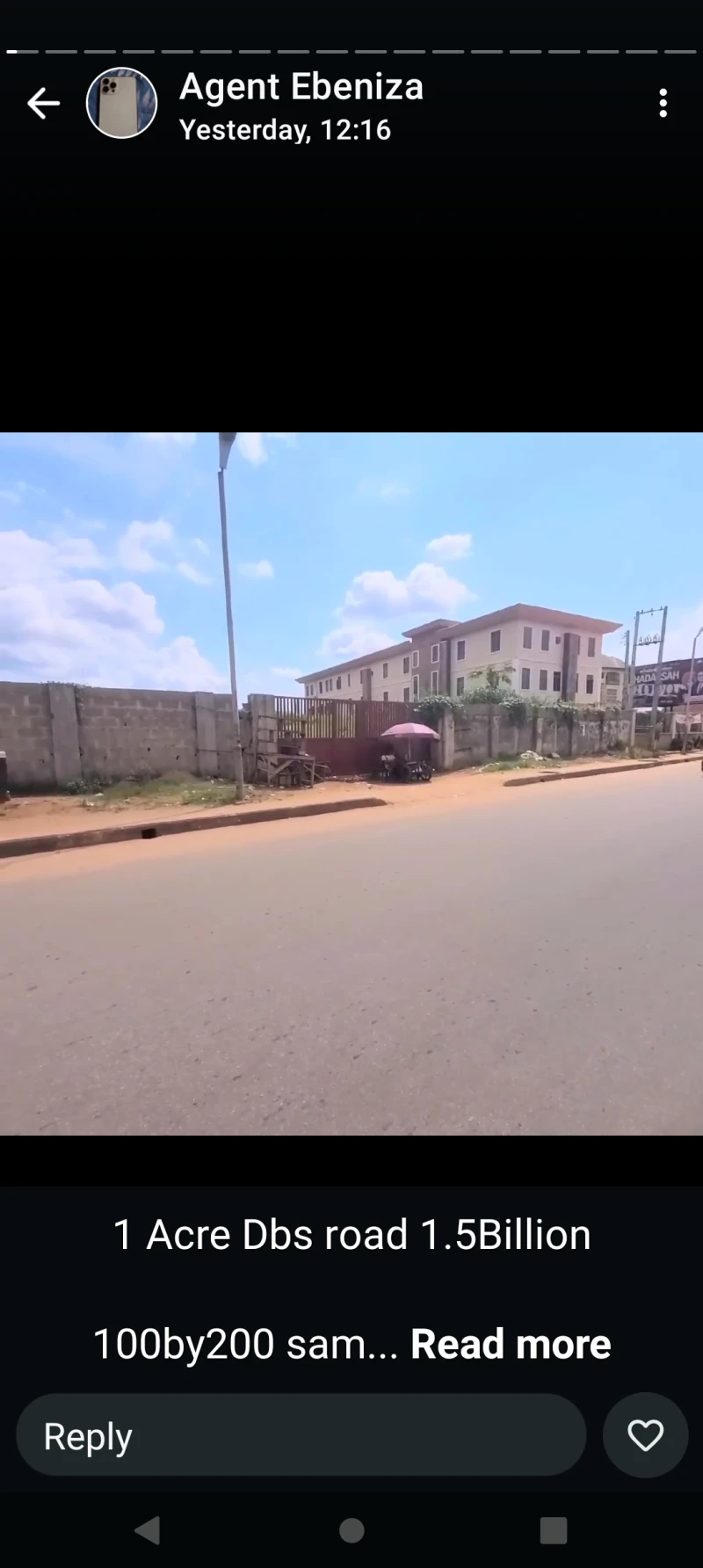 Land for Sale in DBS road, Delta cover picture