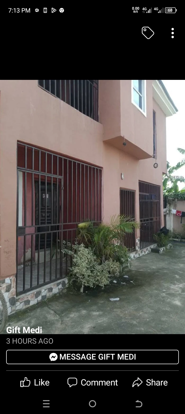 3 Bedroom Flat for Rent in Okpanan ....opposite line filling ...station 33 line, Delta - Image 3