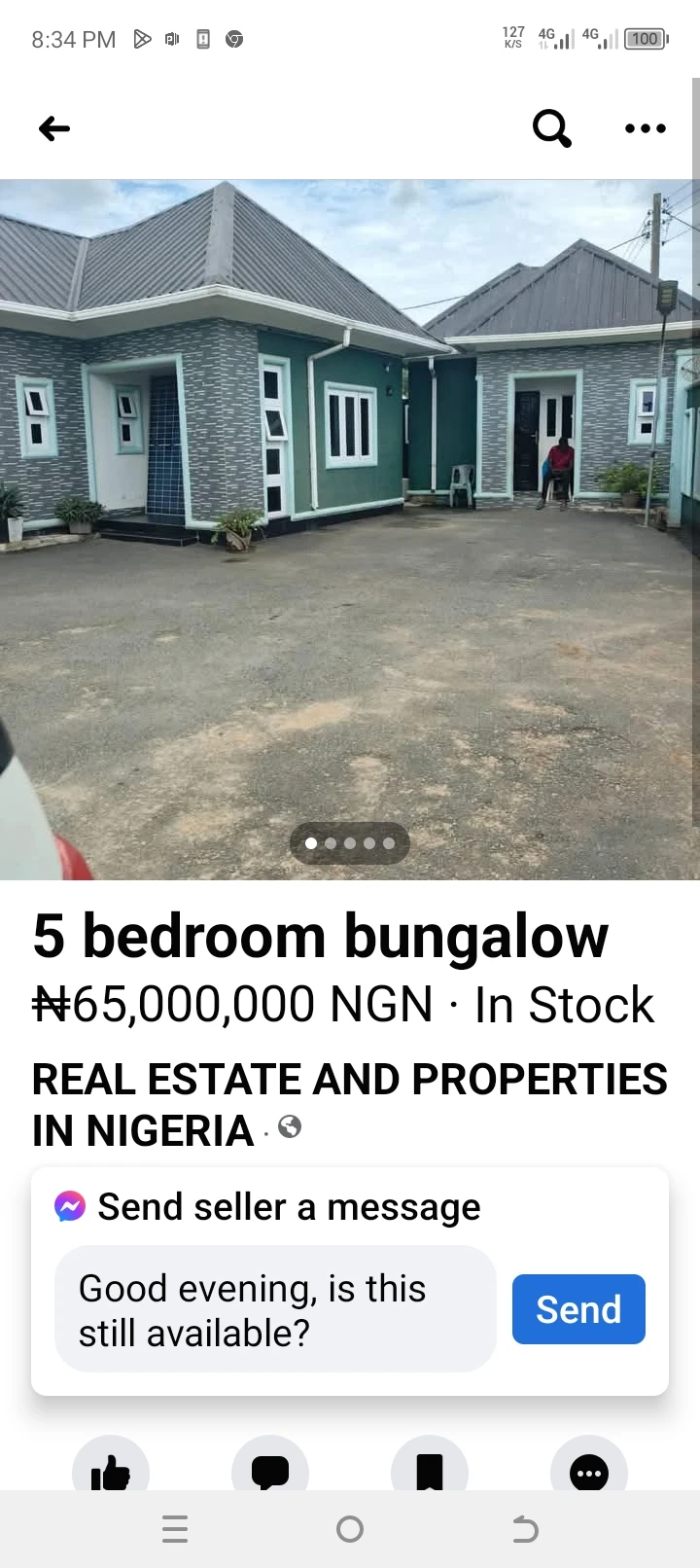 Bungalow for Sale in Mium Estate before mbiikpong ...5 bedroom  bungalow all rooms are en suite with modern designsEstate, Cross River - Image 2