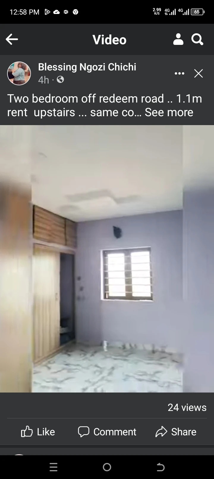 2 Bedroom Flat for Rent in Redeem road okpanam, Delta - Image 2