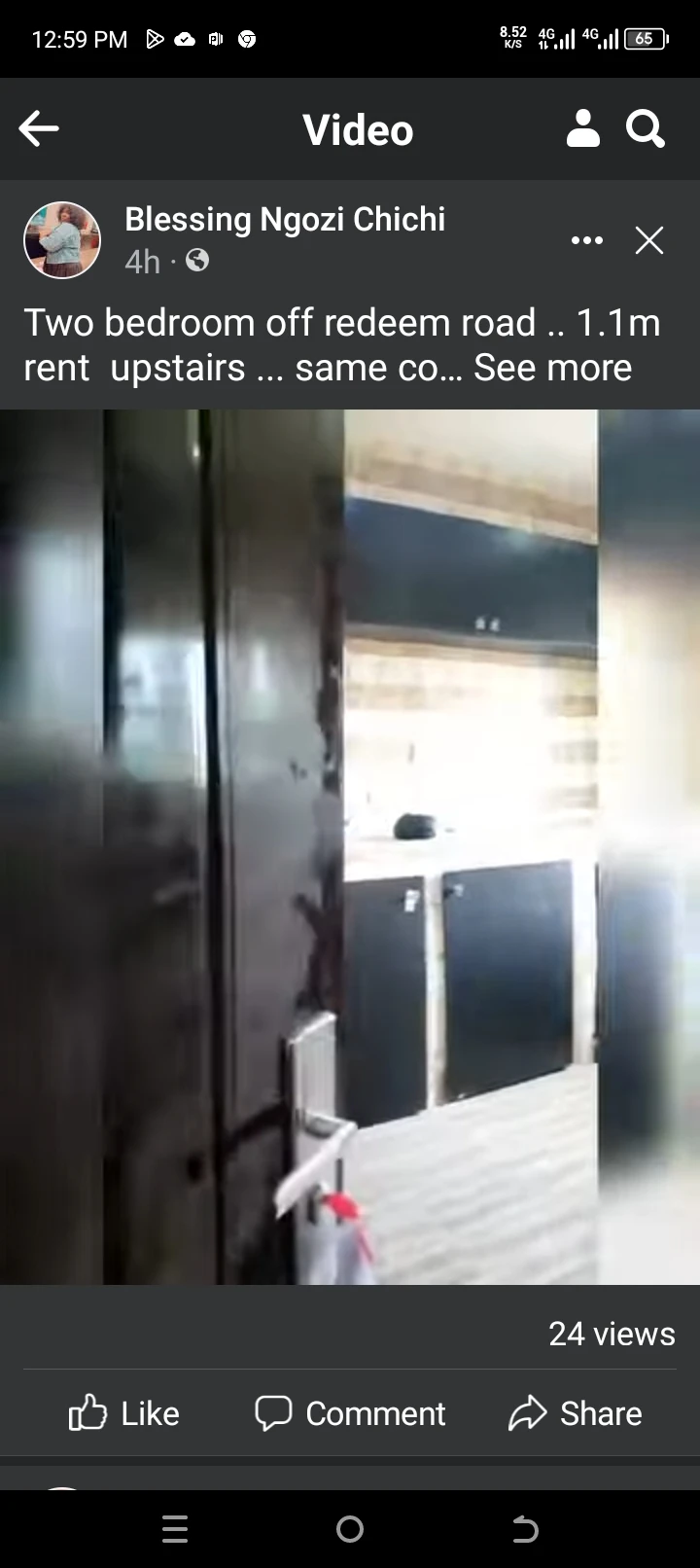 2 Bedroom Flat for Rent in Redeem road okpanam, Delta - Image 1
