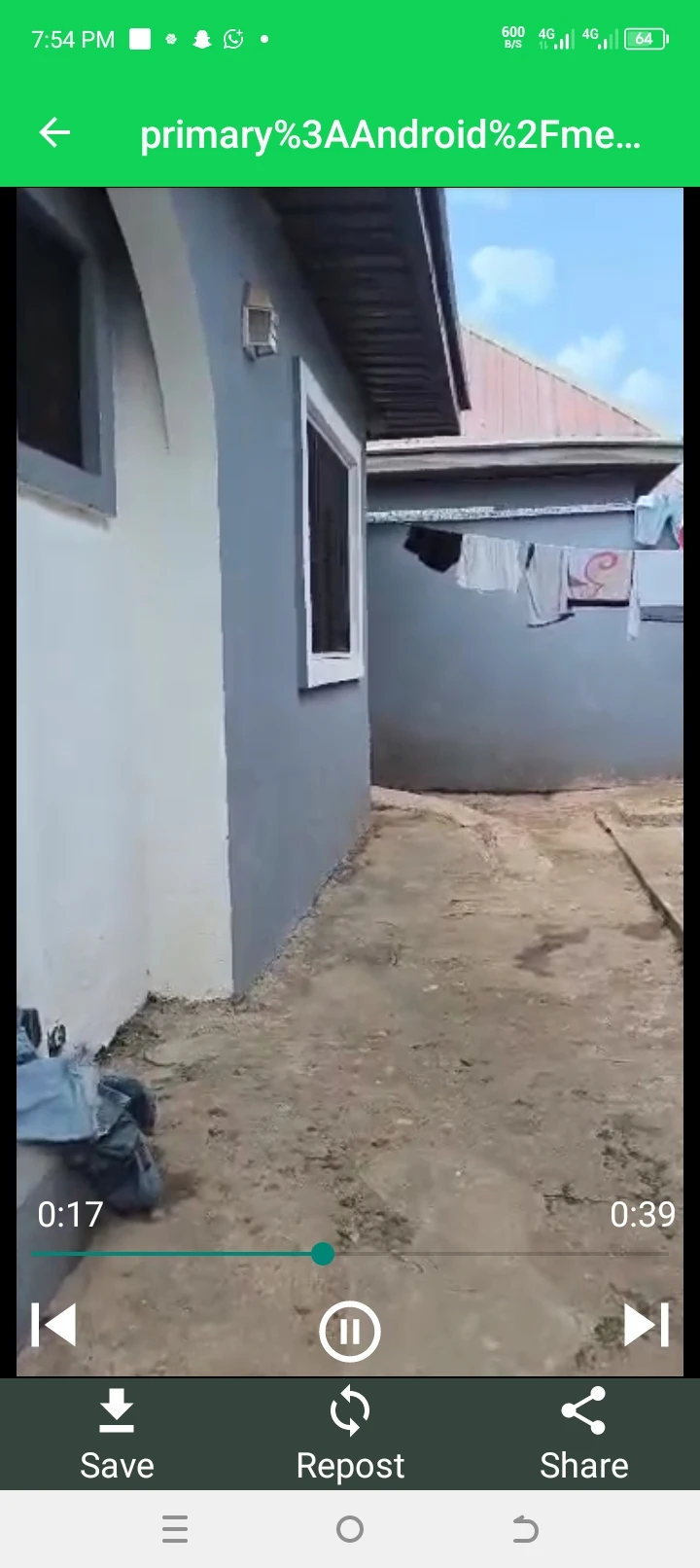 2 Bedroom Flat for Sale in Behind Hampton Okpanam road..2 units of 2 bedrooms 1 unit spacoiius bedsitter tittle CFO, Delta - Image 3