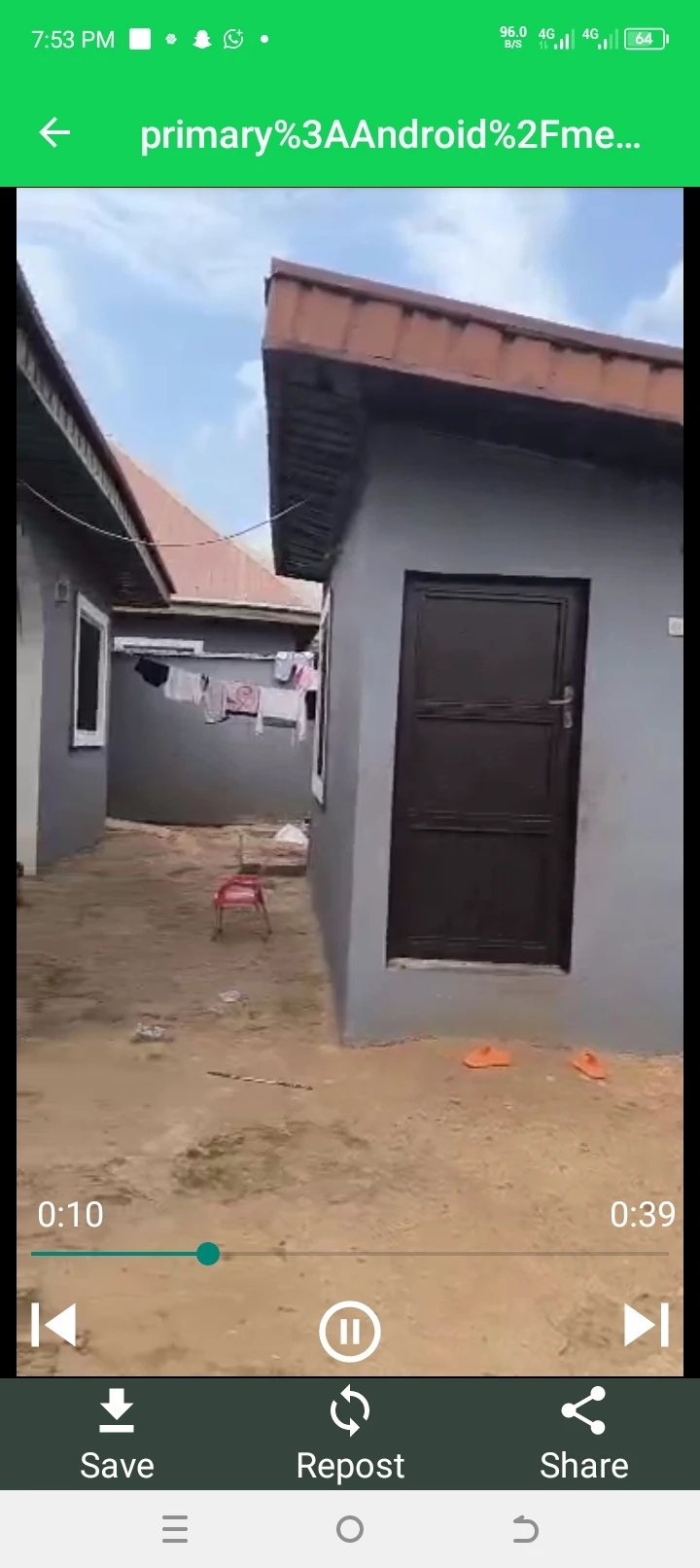2 Bedroom Flat for Sale in Behind Hampton Okpanam road..2 units of 2 bedrooms 1 unit spacoiius bedsitter tittle CFO, Delta - Image 1
