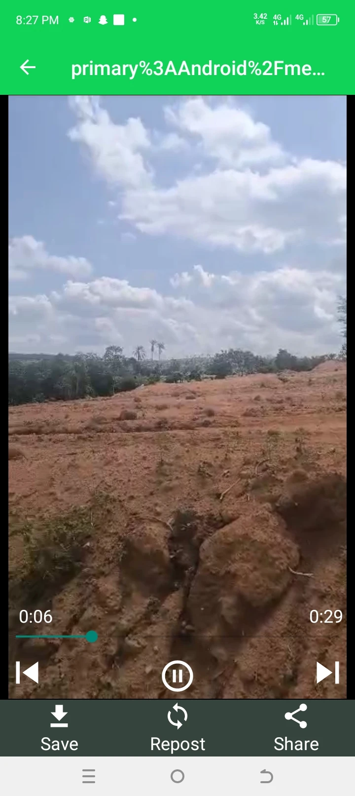 Land for Sale in Okpanam ibusa tarred road sharp 100 ft by 100 ft for commercial  purposes while 50 by 100 is 1500000, Delta - Image 1