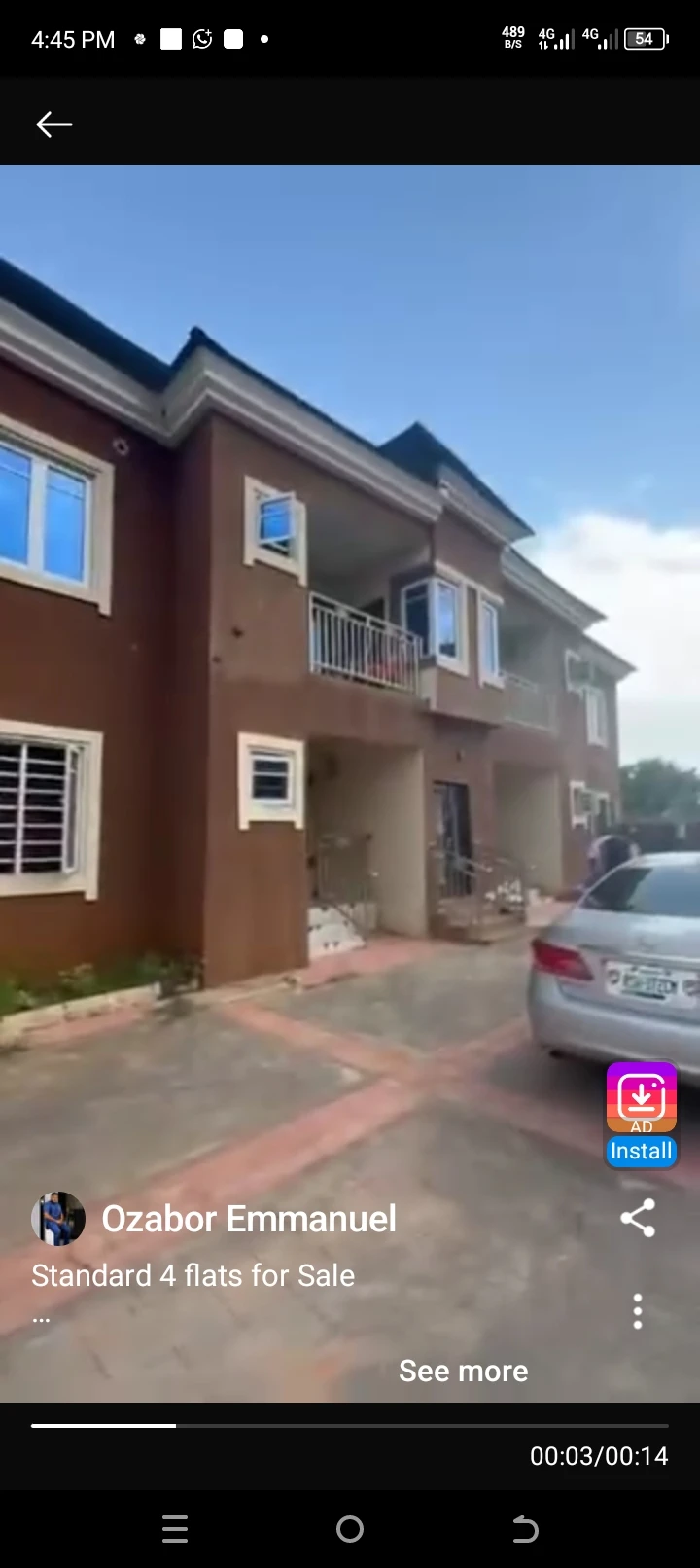 4 Bedroom Flat for Sale in Arougba road..4 flats of 2 bedrooms, Edo - Image 1