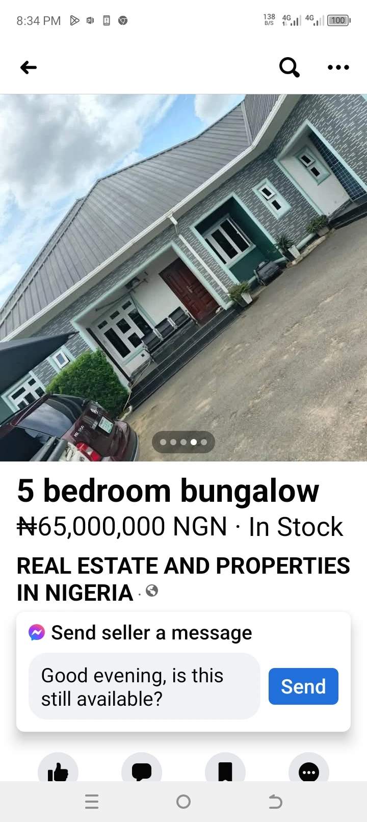 Bungalow for Sale in Mium Estate before mbiikpong ...5 bedroom  bungalow all rooms are en suite with modern designsEstate, Cross River cover picture