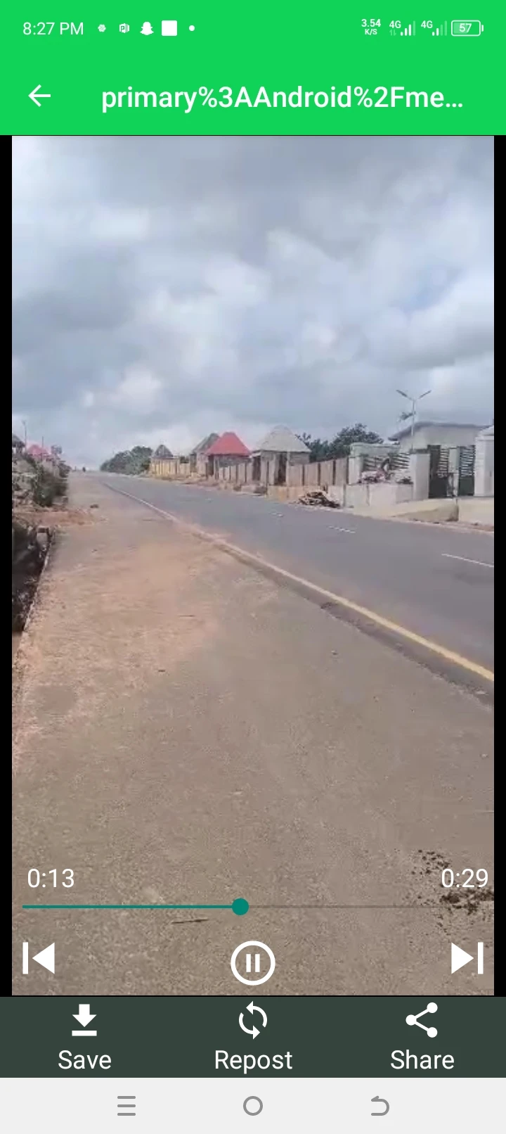 Land for Sale in Okpanam ibusa tarred road sharp 100 ft by 100 ft for commercial  purposes while 50 by 100 is 1500000, Delta cover picture