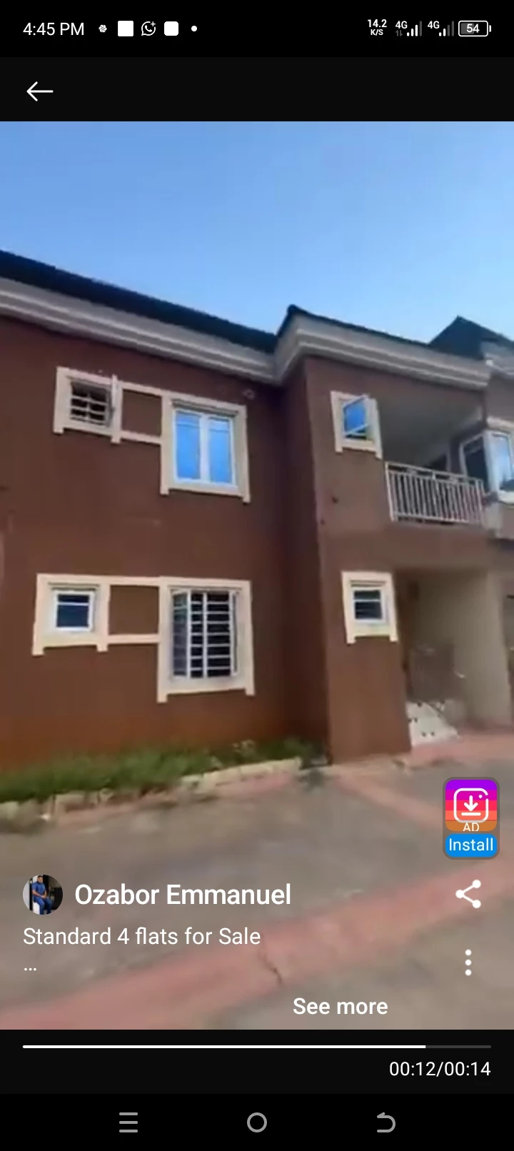 4 Bedroom Flat for Sale in Arougba road..4 flats of 2 bedrooms, Edo cover picture
