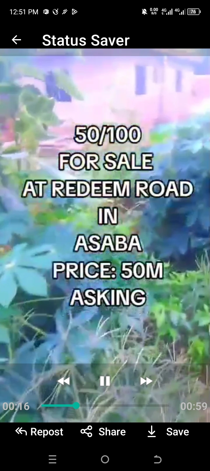 Land for Sale in At redeem road close to awele market, Delta cover picture