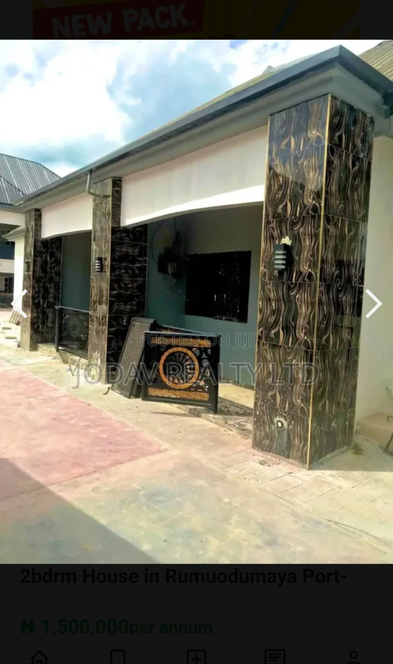 2 Bedroom Flat for Rent in Rumuodomaya port Harcourt, Rivers - Image 1