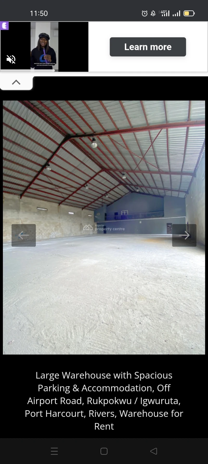 Ware House for Rent in Off airport road Rukpokwu/igwuruta, Rivers - Image 1