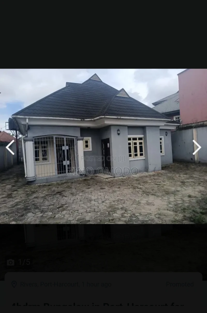 4 Bedroom Flat for Rent in G.U aker road Eliozu, Rivers