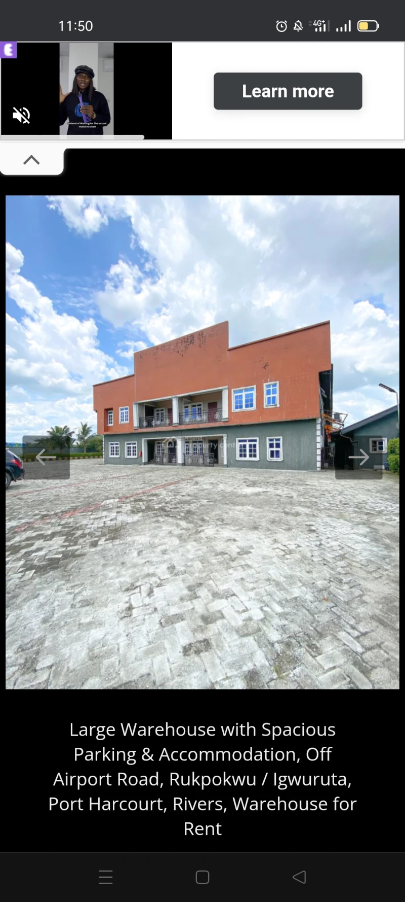 Ware House for Rent in Off airport road Rukpokwu/igwuruta, Rivers cover picture