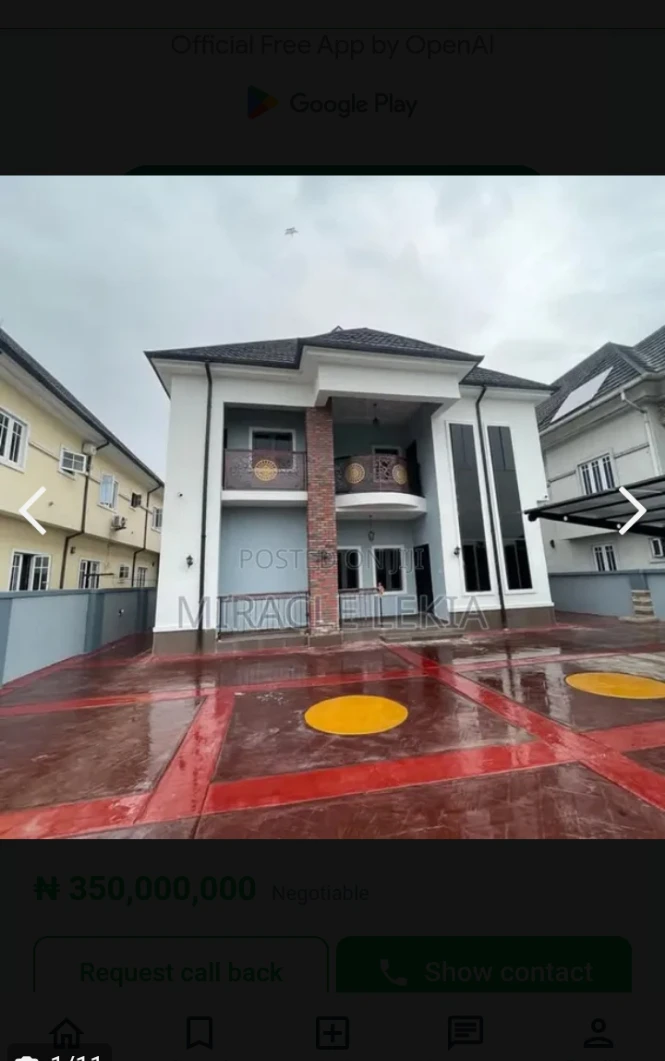 Duplex for Sale in Shell cooperative elizu pearl gardenestate eneka link road, Rivers cover picture