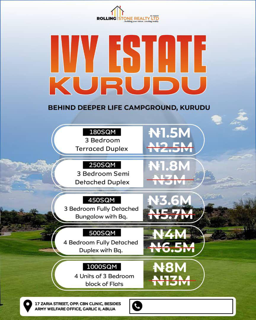 Land for Sale in Kurudu, FCT
