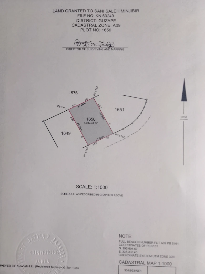 Land for Sale in Guzape main, FCT cover picture