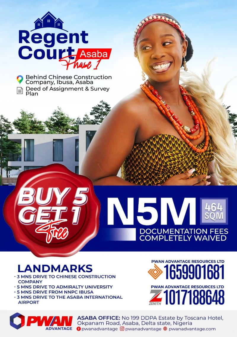 Land for Sale in Ibusa, Delta