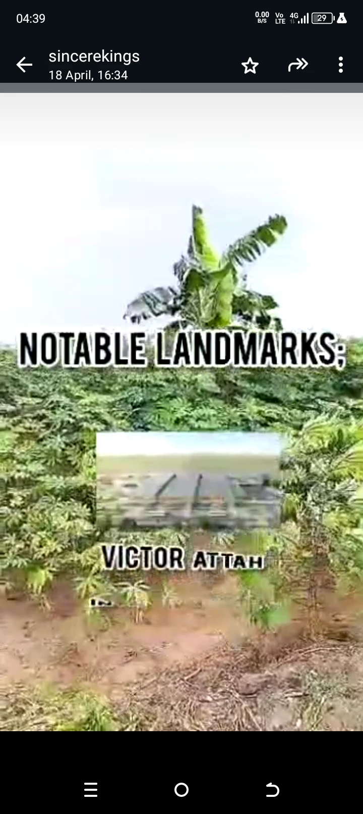 Land for Sale in Along Okobo /oron road ,off Airport road, Akwa Ibom - Image 1