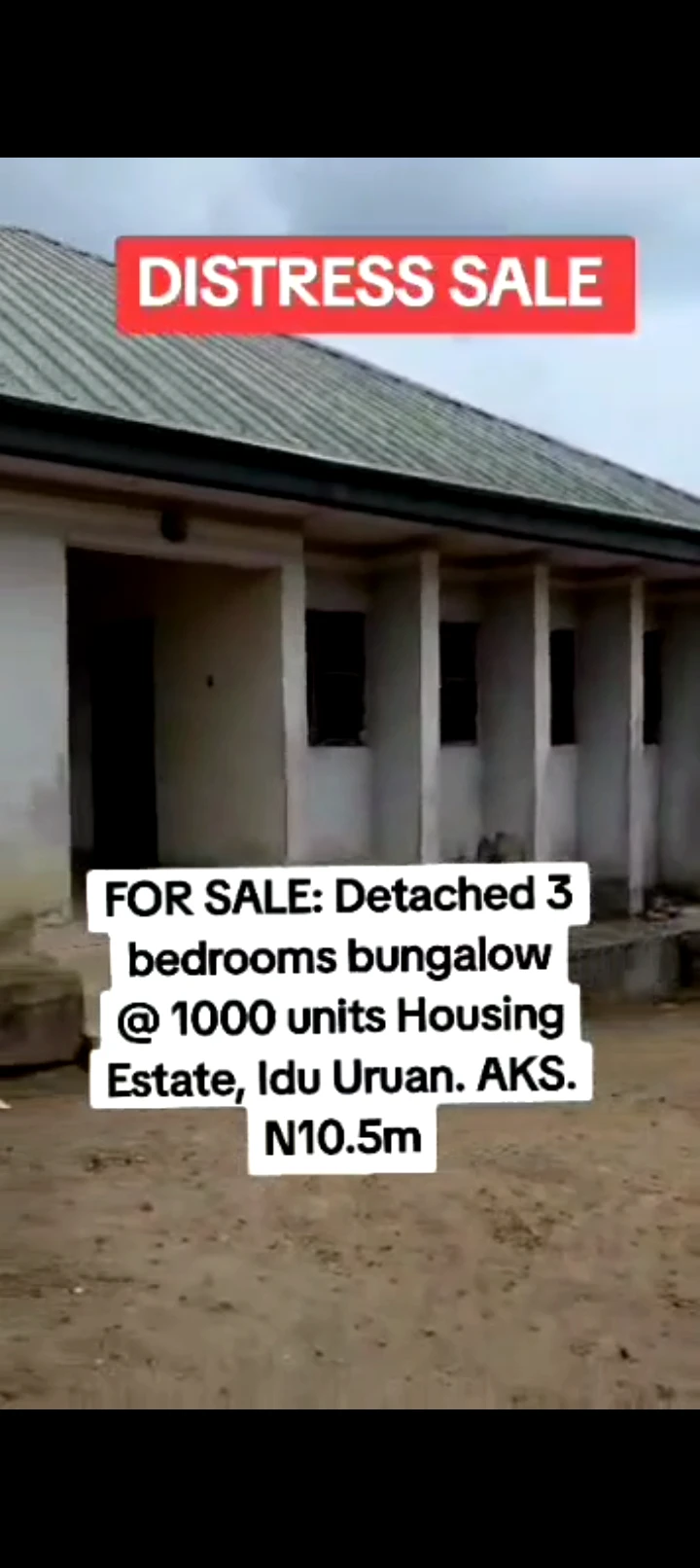 Bungalow for Sale in 1000 units housing estate ,nwaniba road .., Akwa Ibom - Image 1