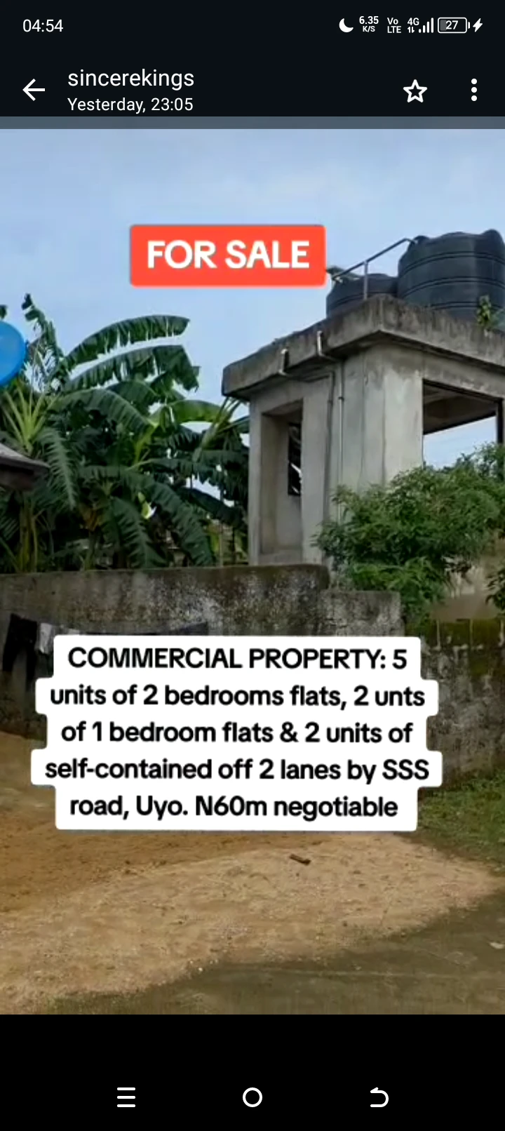 Bungalow for Sale in SSS road by 2 lane, Akwa Ibom - Image 2
