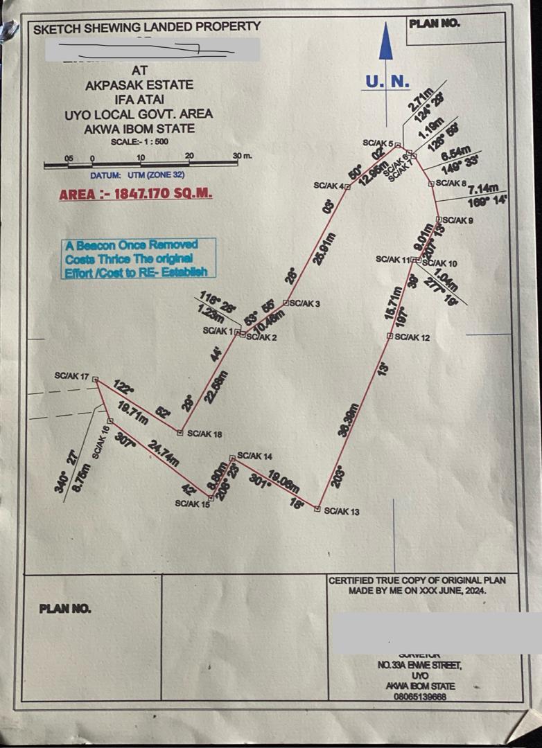 Land for Sale in Akpasak Estate, Akwa Ibom - Image 1