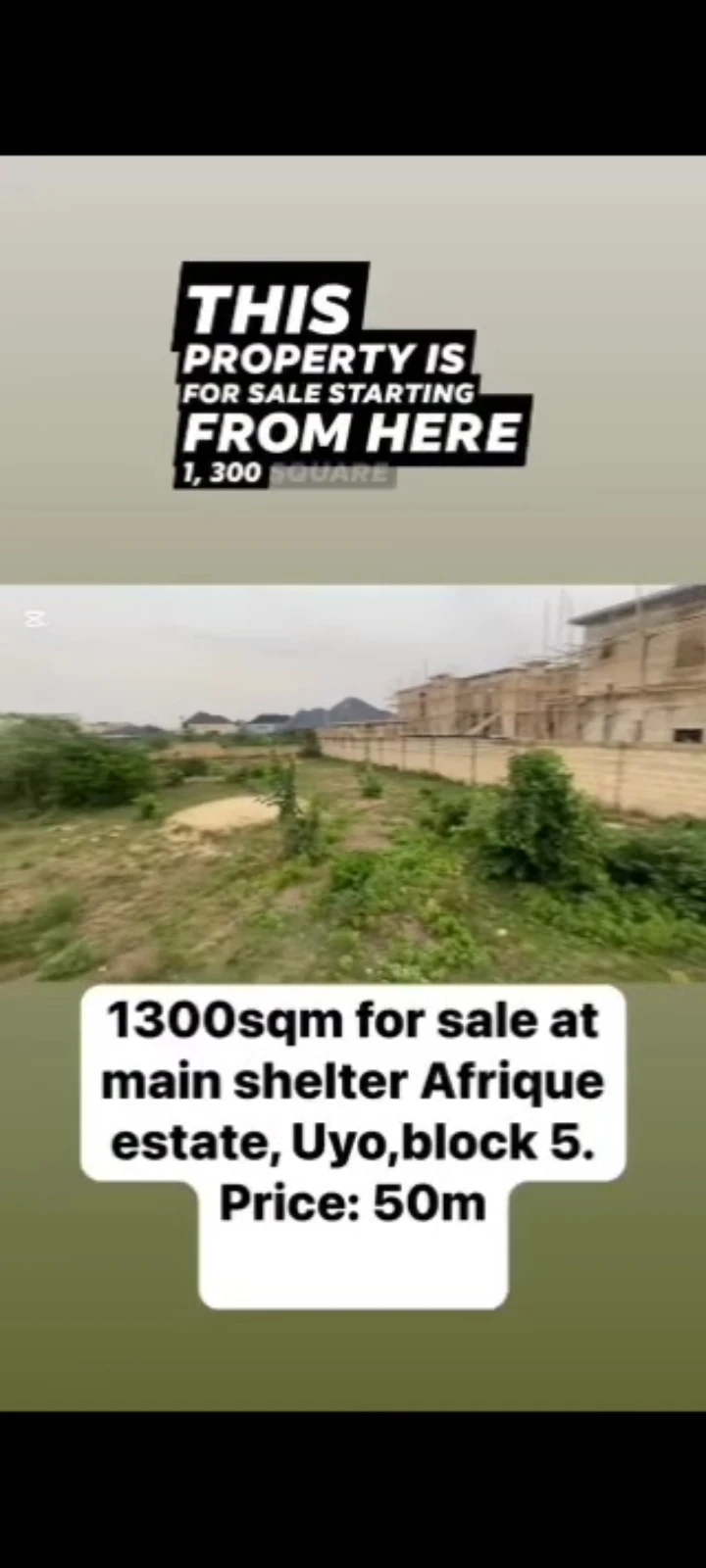 Land for Sale in Shelter afrrique extension, Akwa Ibom - Image 1