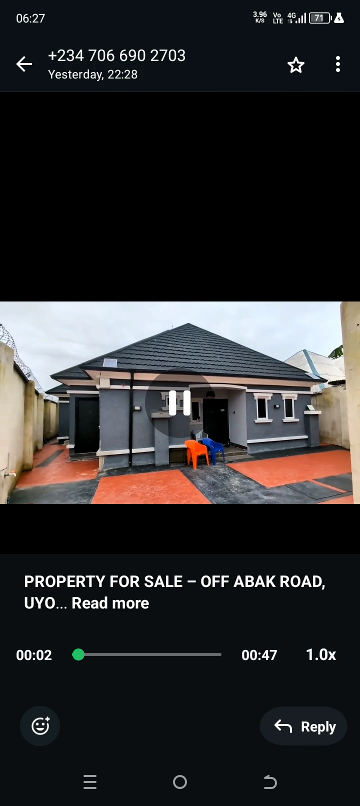 Bungalow for Sale in Off Abak road, Akwa Ibom