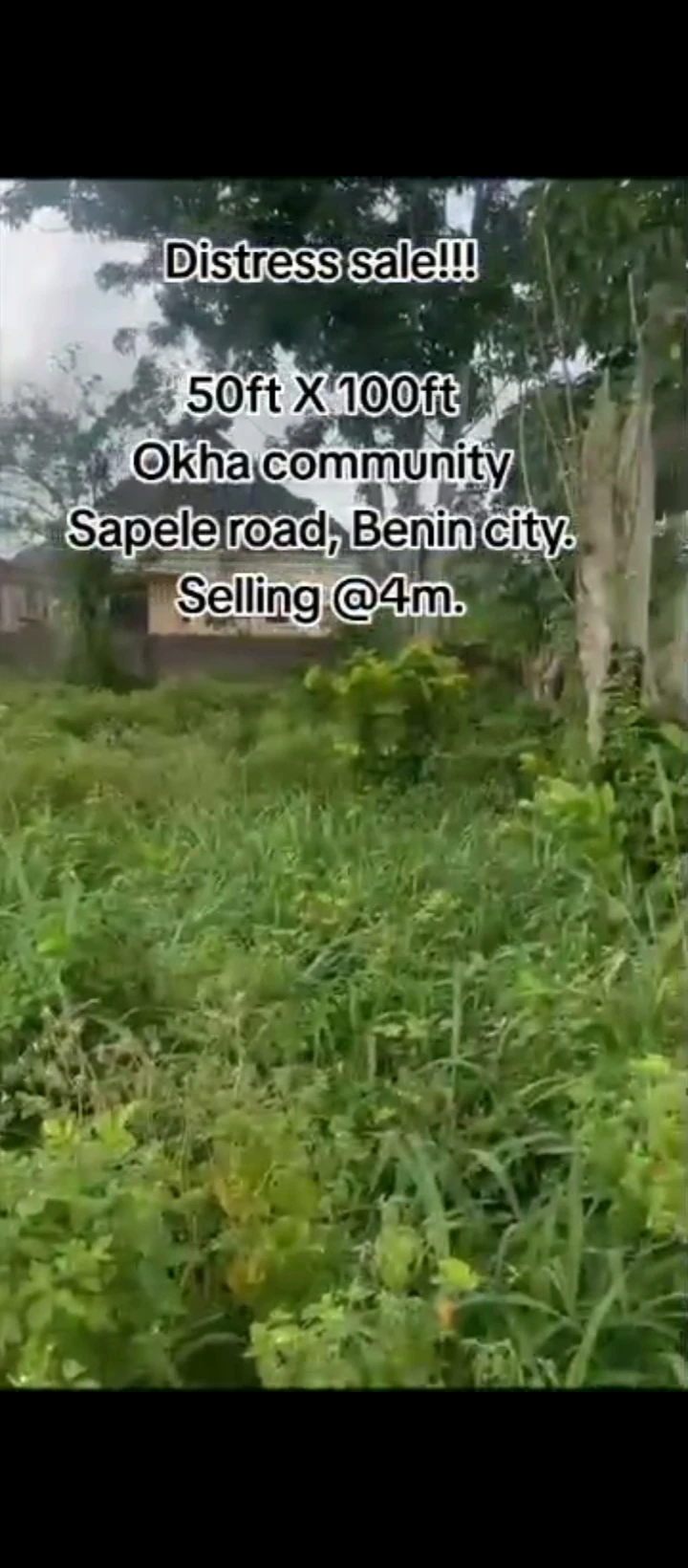 Land for Sale in Okha community, Edo - Image 1