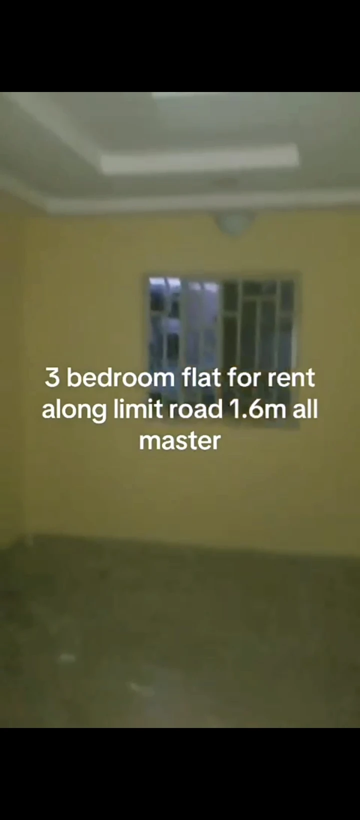 3 Bedroom Flat for Rent in Limit road, Edo - Image 1