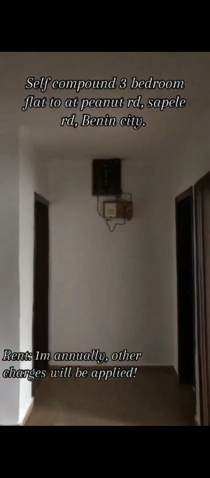 3 Bedroom Flat for Rent in Peanut road off sapele road, Edo - Image 2