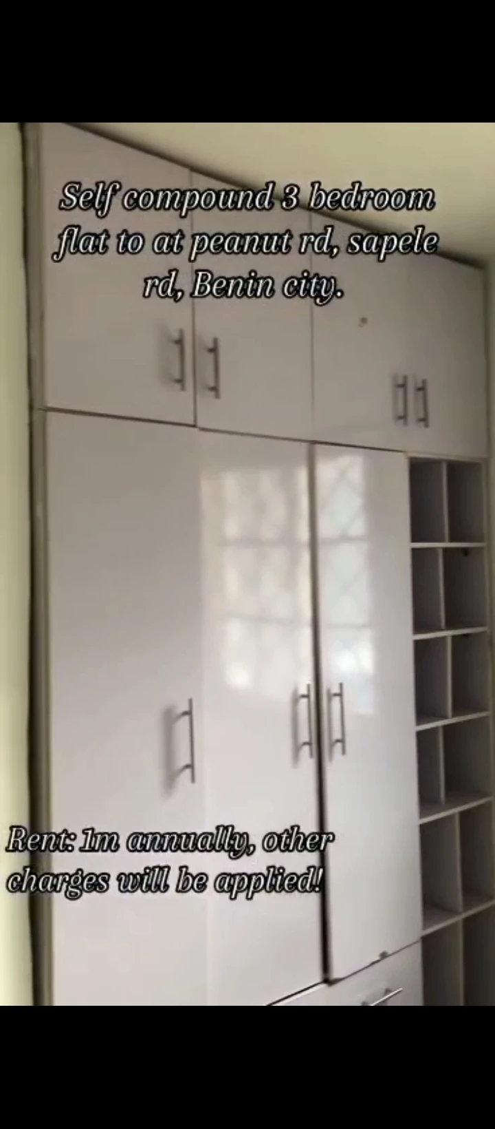 3 Bedroom Flat for Rent in Peanut road off sapele road, Edo - Image 3
