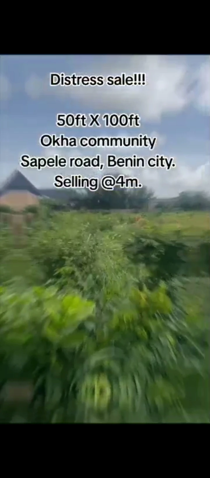 Land for Sale in Okha community, Edo cover picture