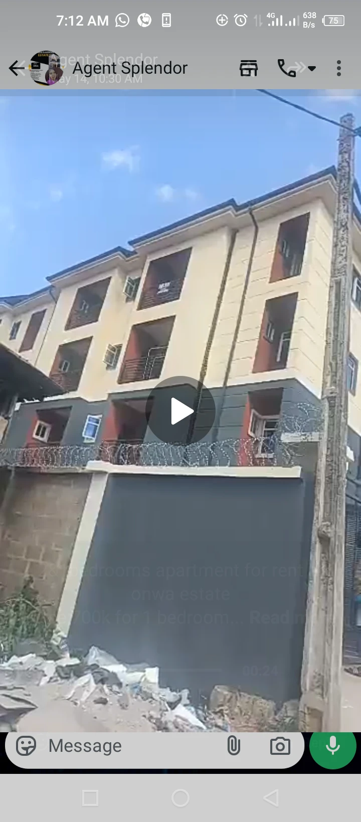 1 Bedroom Flat for Rent in ONWA ESTATE, Enugu cover picture